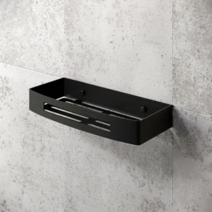 Alternative view of Black Single Rectangle Shelf 30cm