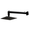 KS009B – 40CM Square Arm + 8″ Square Shower Head ( SS304 ) – Black