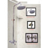 KS1013 – Complete Two Way Shower Mixer + 8″ Round Head