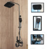 KS1052 – Brass 4-Way Piano Shower Set – Gun Grey