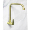KS1131G – SS304 , Long Neck – Kitchen Bib Tap – Brushed Gold