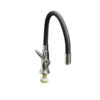KS9022 ( Black and silver Long Neck Kitchen Tap )