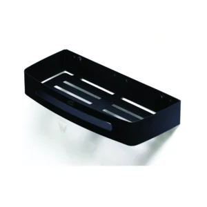 N011B Black Single Shelf 30cm