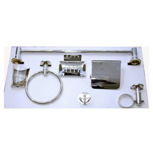 N053 M – ( 6 Pieces Bathroom Set – Mirror )