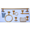 N053CG – 6 Pieces High Density Bathroom Set – Champagne Gold