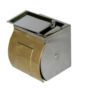 N059-G ( K12A Tissue Holder With Soap Holder – Gold )