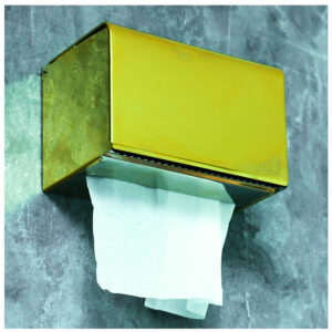 N133G ( K28 – Dual Use Tissue and Serviette Holder – Gold )