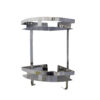 N188 Double Corner Shelf – Round Holes
