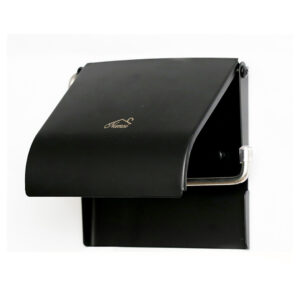 N295B – Heavy Duty Tissue Holder with Reinforced Base – Black