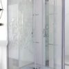 curved shower cubicle