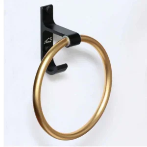 Towel Ring High Density Black Champgne Aluminum