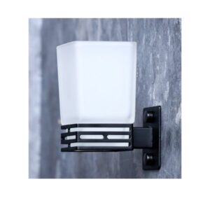 Single Square Tumbler Holder Black