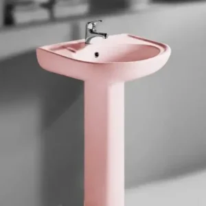 Frencia Pink Pedestal Basin PB-001P