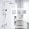 Frencia shower aluminium silver SW-70018S