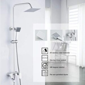 Frencia shower aluminium silver SW-70018S