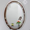 Frencia Bathroom Mailan and Co. decorative oval wall mirror BM-6227