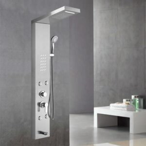 ELLO&ALLO Grey Shower Panel System