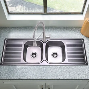 Frencia KS-1550XI Double Bowl Sink