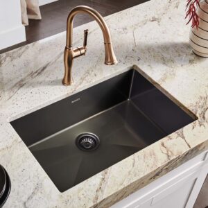 Frencia KS-6045B Handmade Black Sink