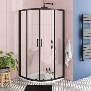 curved shower cubicle