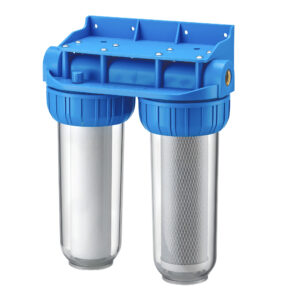 Dual Stage Water Filter Housing System