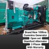 100KVA Cummins Generator Open Set