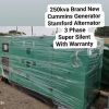 250KVA Cummins Generator Super Silent