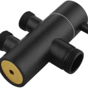 3 Function Diverter for Single Shower Black