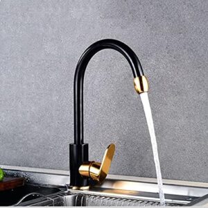 Aluminium Kitchen Mixer Black and Gold