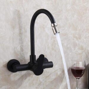 Kitchen Wall Mixer Black