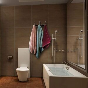 3 Hooks Double Mirror — Triple Hanging, One Brilliant Rail