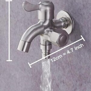 SS304 2 in 1 Bib Tap and Dhobi Valve