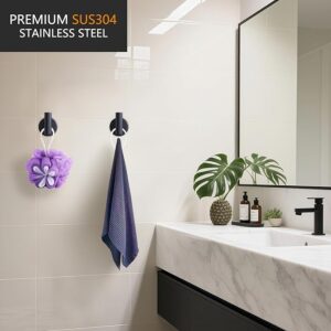 Single Robe Hook Black