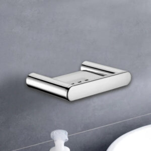 Premium SS304 Solid Soap Holder – Mirror Finish, 185x90mm