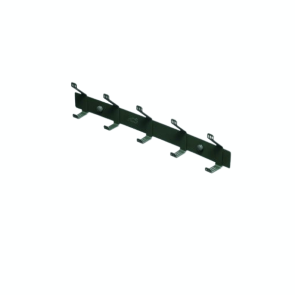 Slotted Double Side 5 Hooks Gun Grey