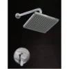 3 Way Brass Concealed Shower Mixer with 8 Inch Square Head