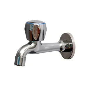 14cm Long Extended Bib Tap Round Hole